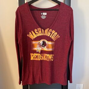 Washington Redskins Maroon Long Sleeve Tee